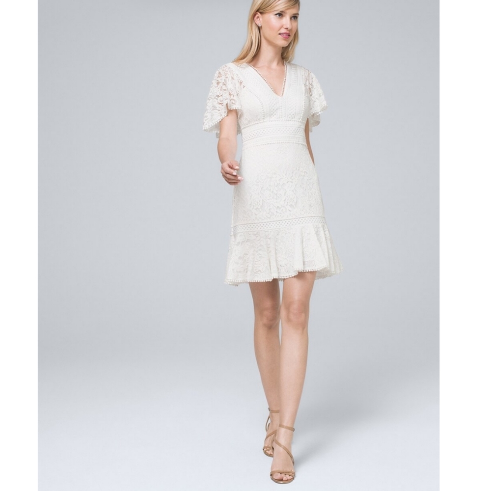 Eliza J. White Flutter Dress